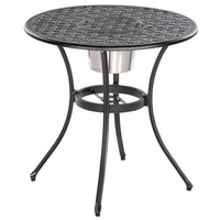 Merxx Gartentisch Tisch Alu Rund 70 cm x 68