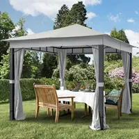 TOOLPORT Gartenpavillon Sunset Premium 3 x 3 m inkl.