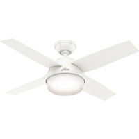 Hunter FANS Deckenventilator Dante Weiß 112 cm mit Beleuchtung