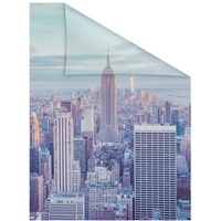 Lichtblick Fensterfolie New York 1 St., blickdicht, strukturiertKlebepunkte, selbstklebend,