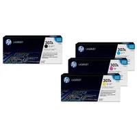 HP Original 307A Toner - 4er Set schwarz, cyan,