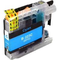 Ampertec Tinte für Brother LC-221C cyan