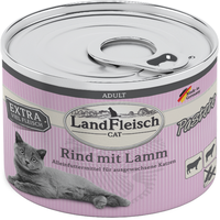 LandFleisch Adult Pastete Rind & Lamm 6 x 195