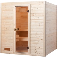 Weka Massivholzsauna Valida Gr. 2 mit Glastür - 38