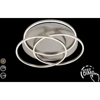 Briloner LED Deckenleuchte 52,5 cm matt-nickel
