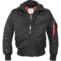 Alpha Industries Ma-1 D-tec Jacke Black / Black L