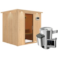 Karibu Daria inkl. 3,6 kW Ofen + Steuergerät Easy