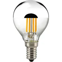 Sigor 4.5W 2700K 400lm 180°, dimmbar, LED Filament-Kopfspiegellampe Silber,