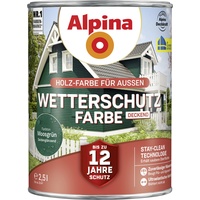 Alpina Wetterschutzfarbe 2,5 L moosgrün