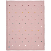Lässig Babydecke Dots 80x110 cm, pink