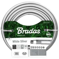 Bradas Gartenschlauch NTS knickfest verdrehungsfest Wasserschlauch WHITE SILVER BRADAS