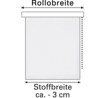 GARDINIA EasyFix Rollo steingrau 90 x 210 cm