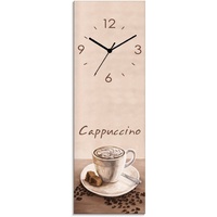 Artland Wanduhr »Cappuccino - Kaffee«, beige