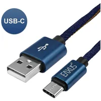 EAXUS USB-Ladekabel 1m blau (4260183016106)