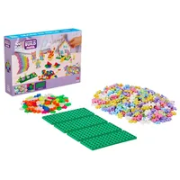 Plus-Plus 9605009 - Learn to Build, 600 Bausteine, Pastel,