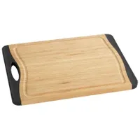 Wenko Schneidebrett Bambus Anti-Rutsch M+, 33 x 23 cm,