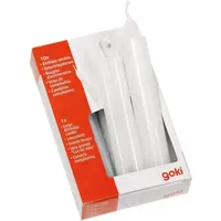 GoKi Geburtstagskerzen-Set 12 cm weiß 10 St.