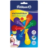 Pelikan Wachsmalmäuse 6 St. mehrfarbig