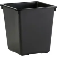 VepaBins Viereckiger Papierkorb 27 l Schwarz