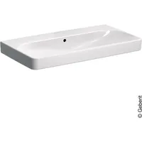 Geberit Smyle Square Waschtisch 90cm, ohne Hahnloch, mit Überlauf,