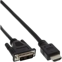 InLine HDMI-DVI Adapterkabel, HDMI Stecker auf DVI 18+1 Stecker,