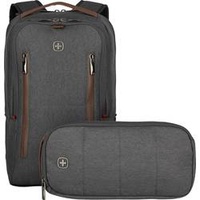 Wenger City Upgrade Rucksack 16" mit Umhängetasche grau