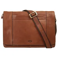 Piké Messenger Bag, echt Leder, braun