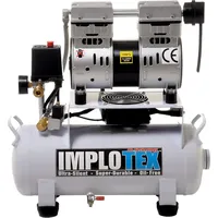 Implotex 850W 14L Silent Flüsterkompressor Druckluftkompressor nur 55dB leise