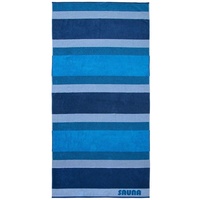 Dyckhoff Sauna Stripe Saunatuch 100 x 200 cm blau