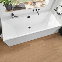 Villeroy & Boch Collaro Rechteck-Badewanne, Einbau, UBA199COR2NV-01,