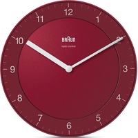 Braun BC 06 R-DCF Funkwanduhr rot