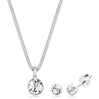 Elli by julie & grace Elli Kette Stecker Kristalle