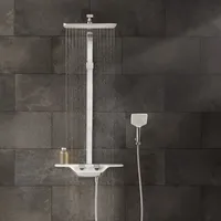 Kludi Cockpit Discovery Thermostat Dual Shower System chrom