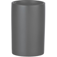 Wenko Zahnputzbecher Polaris, 24016100, Keramik, Grau 7 x 11