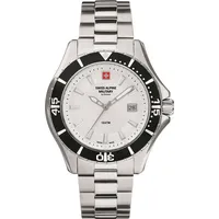 Swiss Alpine Military Quarzuhr 7040.1132SAM in Silber | Gr.: