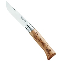 Opinel O002187 N°08 Ciclista Montaña, Braun, 19.3
