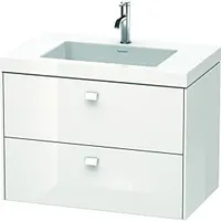 Duravit Brioso c-bonded mit Unterbau BR4606O2222, 80x48cm, Weiß Hochglanz,