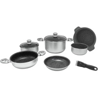 Gimex Silver Topf-Set 6-tlg.