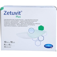 Emra-Med Zetuvit Plus extrastarke Saugkompr.steril 10x10 cm