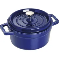 Staub Cocotte 22 cm rund dunkelblau