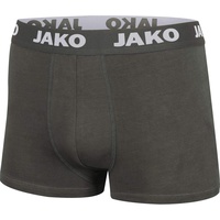 Jako Boxershorts Basic 2er Pack grau / M