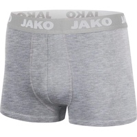 Jako Boxershorts Basic 2er-Pack, Grau-Meliert, S