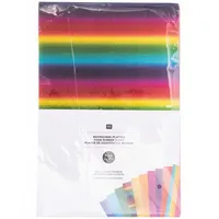 Rico Design Moosgummiplatten Metallic Set Rainbow