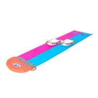 BESTWAY H2OGO 2er-Wasserrutsche 488 x 138 cm inkl. Lama-Schwimmtieren