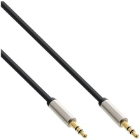 InLine Slim Audio Kabel Klinke 3.5mm ST/ST, Stereo, 1m