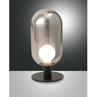 Fabas Luce Tischleuchte Gubbio in Grau