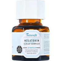 NATURAFIT Melatonin Schlaf Komplex Kapseln