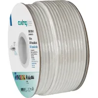 Axing Koaxialkabel 100 m Weiß