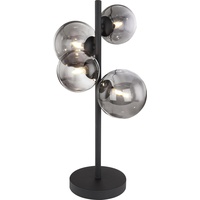 GLOBO Globo, Tischlampe, Tischleuchte Riha schwarz 4xG9 LED (80