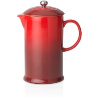 Le Creuset Kaffeebereiter aus Steinzeug kirschrot